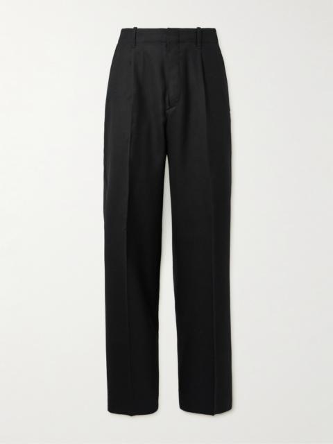 Our Legacy Borrowed Straight-Leg Pleated Wool Trousers