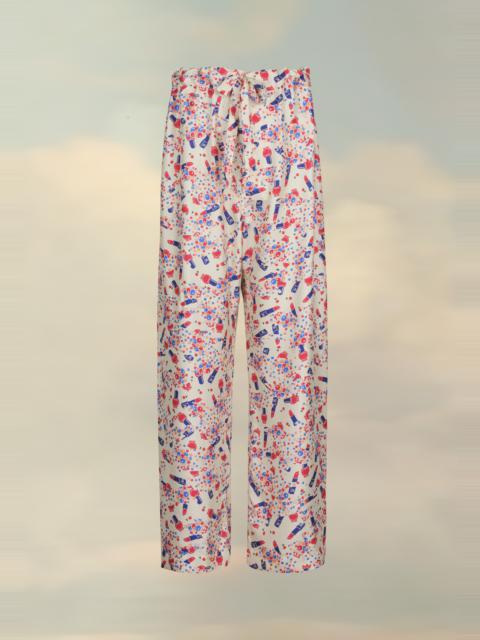 Maison Margiela Ditsy silk trousers