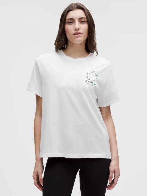 lululemon Team Canada Women's Cotton Jersey T-Shirt *COC Logo