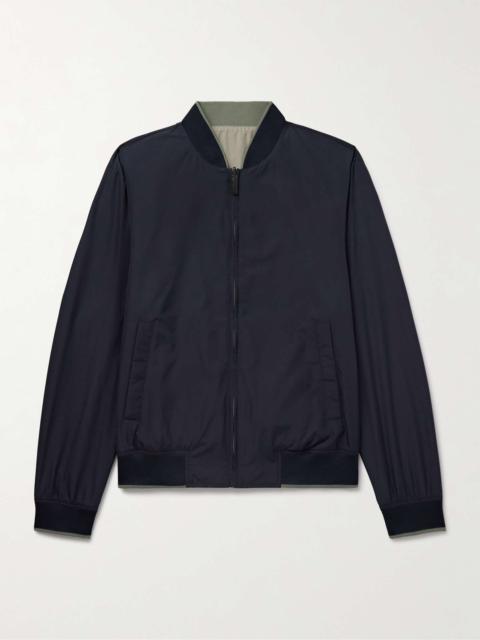 Canali Reversible Shell Bomber Jacket