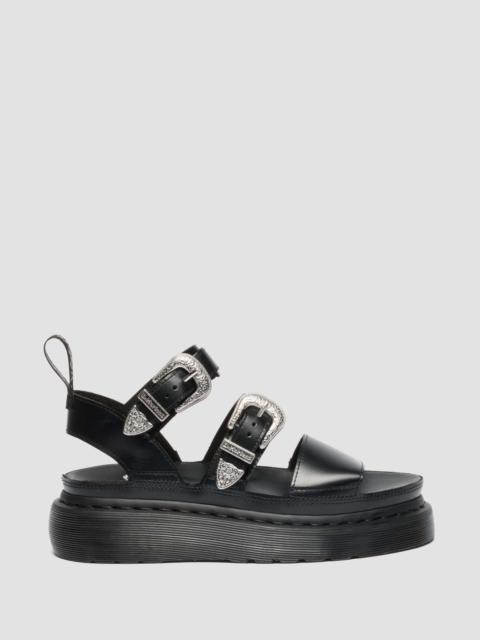 Dr. Martens Gryphon Quad Leather Gladiator Platform Sandals
