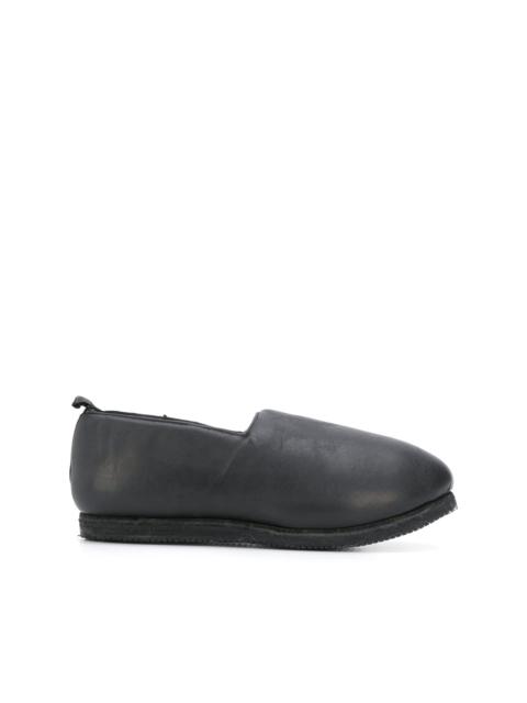 plain chunky-style loafers