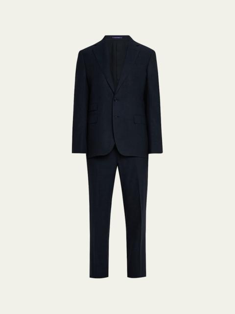 Ralph Lauren Men's Tonal Glen Check Slim Two-Piece Suit