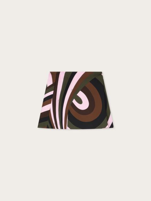 PUCCI IRIDE PRINT SILK SKIRT