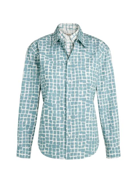 Tod's printed belt shirt