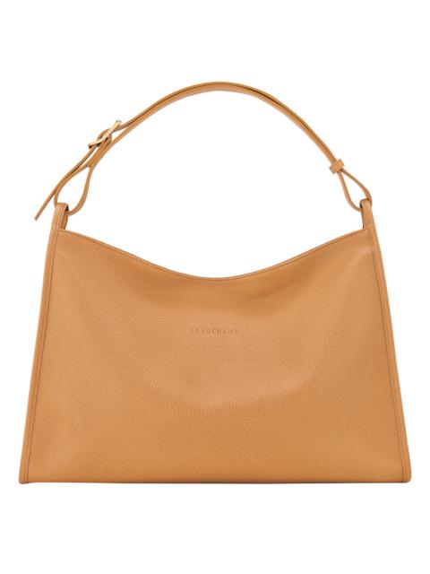 Longchamp Le Foulonné XL Shoulder bag Walnut - Leather