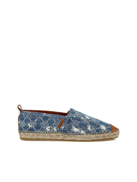 PHILIPP PLEIN denim espadrilles