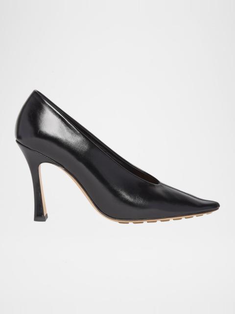 Bottega Veneta Leather Stiletto Sporty Pumps