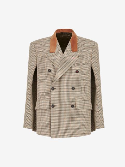 Maison Margiela Shrug houndstooth jacket