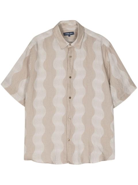 FRESCOBOL CARIOCA Cabana Stripe Castro linen shirt