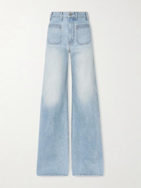 KHAITE Delmonico High-rise Wide-leg Jeans