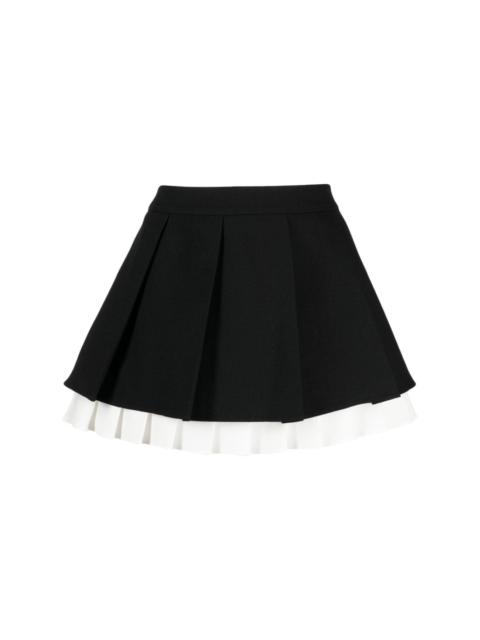 SHUSHU/TONG fully-pleated low-rise skirt