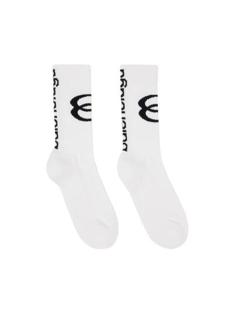 BALENCIAGA White Unity Socks