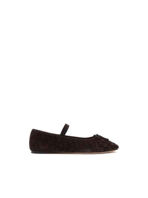 LOEFFLER RANDALL Leonie woven ballet flats