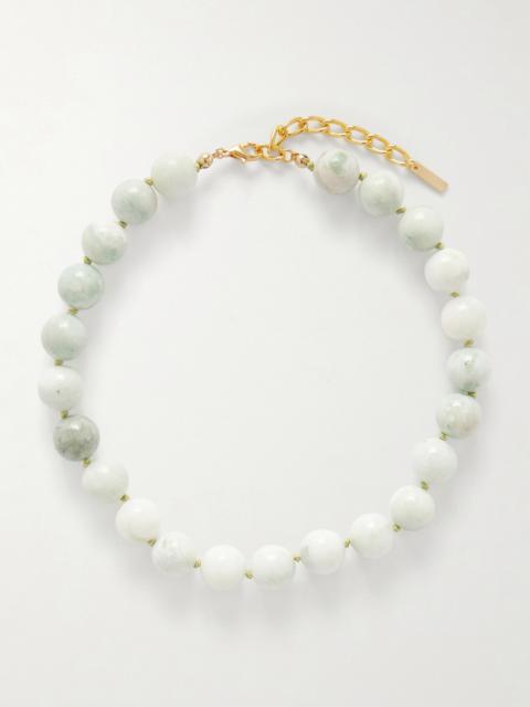 Jennifer Behr Louisa Gold-plated Jade Necklace