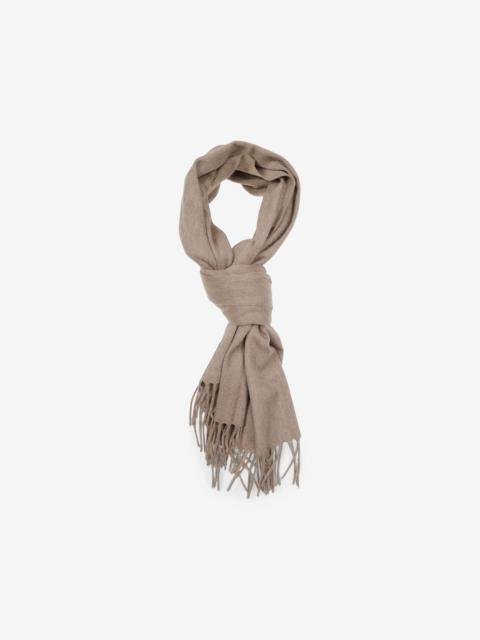 LARDINI fringed cashmere scarf