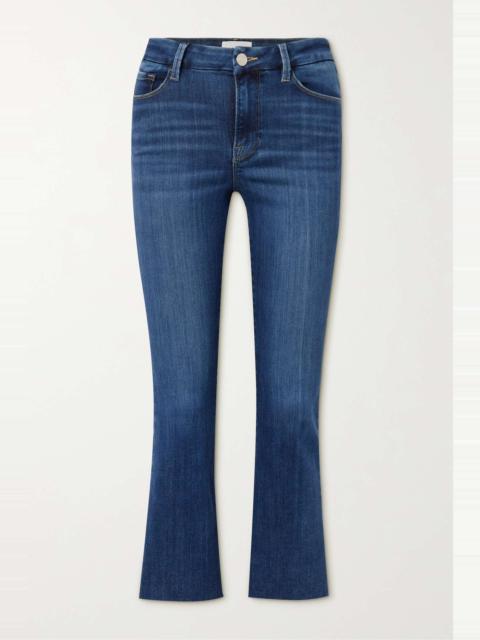 FRAME Le Crop Mini Boot cropped mid-rise bootcut jeans
