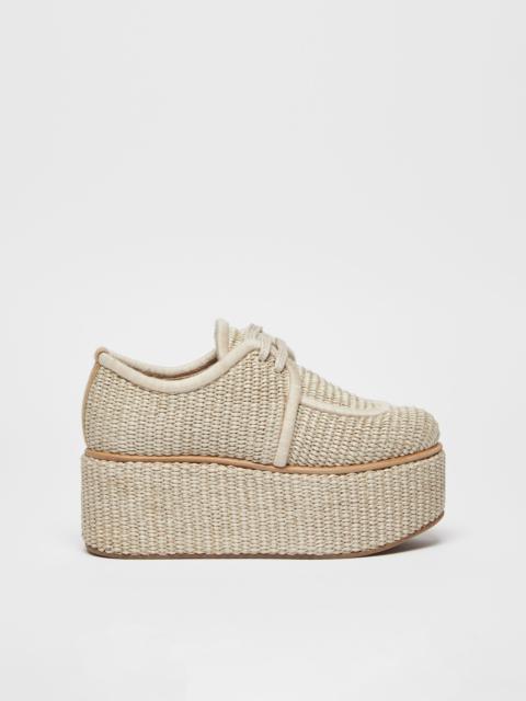 Max Mara BILBAO Cotton blend lace-ups