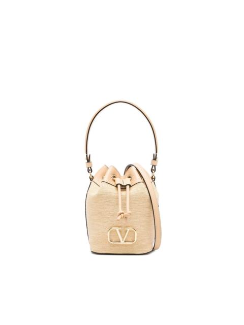 mini VLogo Signature bucket bag