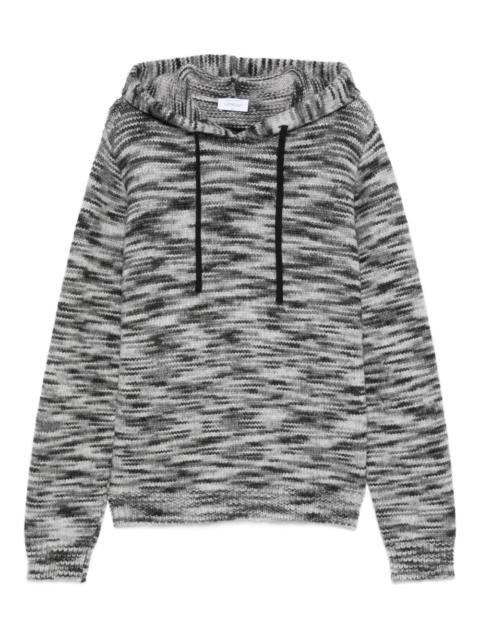 Off-White marl-effect hoodie