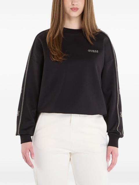 GUESS USA Octavia logo-embellishment sweater