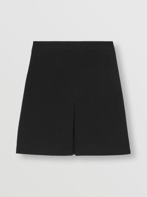 Burberry Viscose Cady Mini Skirt