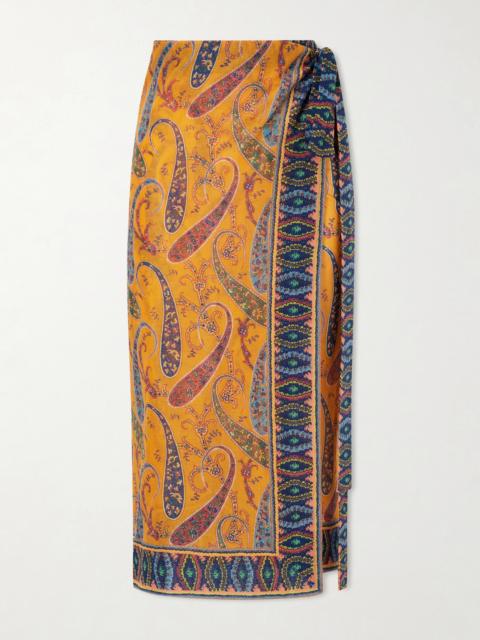 Etro Printed Cotton Coverup