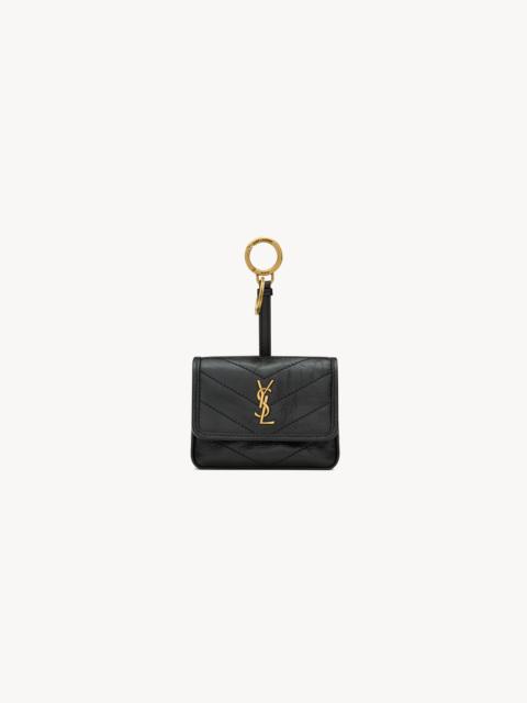 SAINT LAURENT NIKI CHARM POUCH IN VINTAGE LEATHER