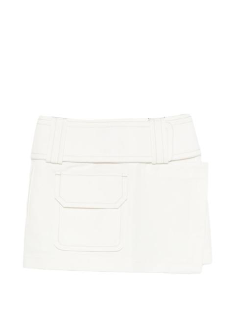 AMI Paris pocket mini straight skirt