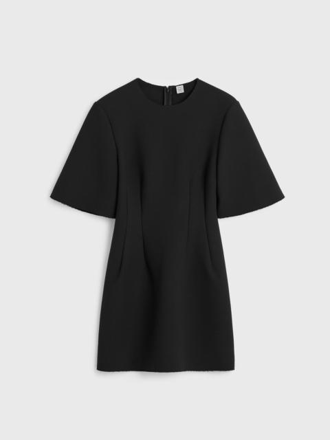 TOTEME Sculptural short dress black