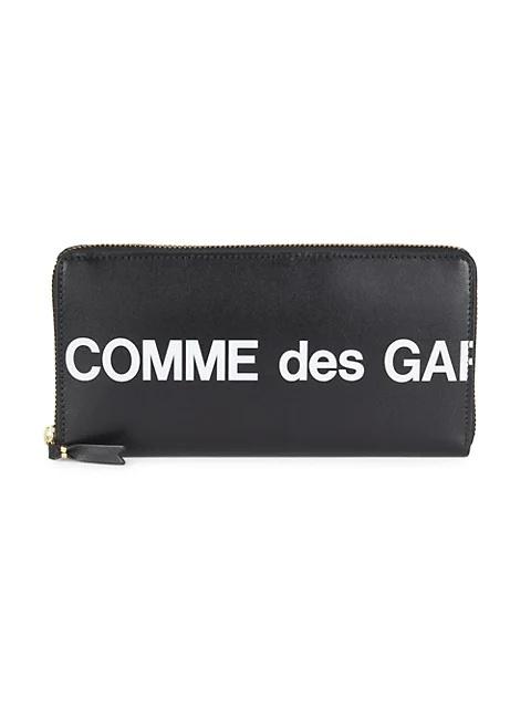 Comme Des Garçons Huge Logo Leather Wallet