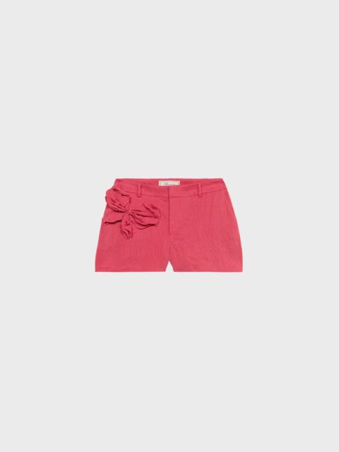 Blumarine GABARDINE SHORTS WITH BUTTERFLY