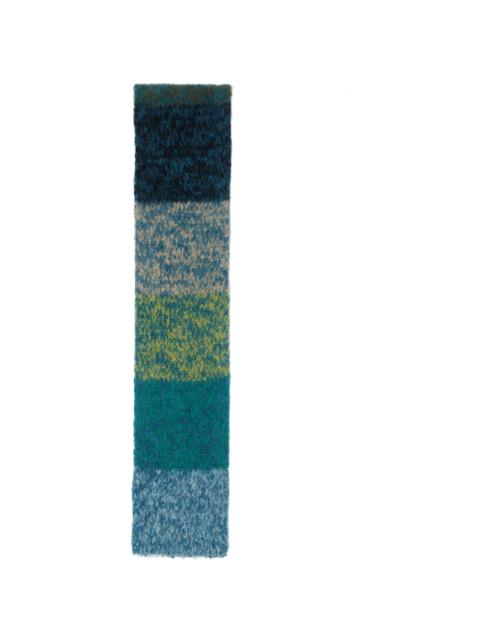 Dries Van Noten Multicolor Alpaca Scarf