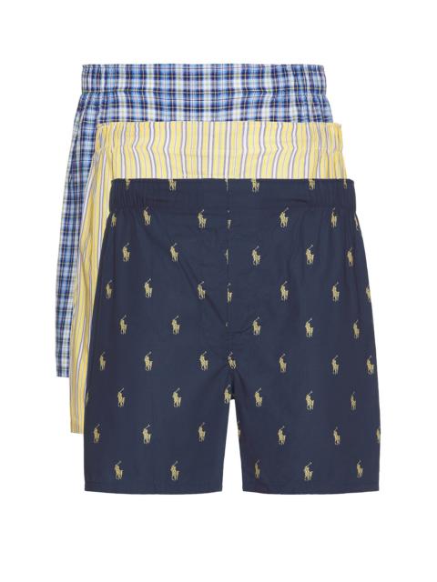 Polo Ralph Lauren Classic Fit Cotton Boxer 3 Pack