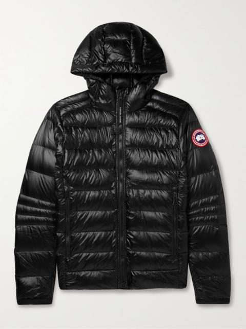 Canada Goose Crofton Slim-Fit Recycled Nylon-Ripstop Hooded Down Jacket Black
