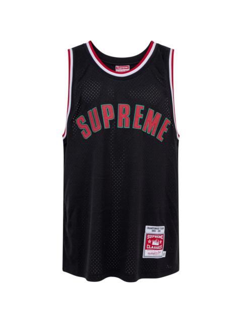 x Mitchell & Ness logo-print Basketball jersey vest