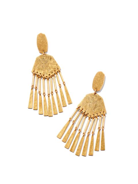 KENDRA SCOTT Lynne Statement Earrings in Vintage Gold