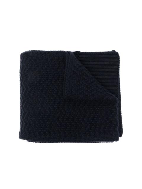 Thom Browne ribbed-knit scarf