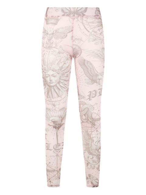 PHILIPP PLEIN printed leggings