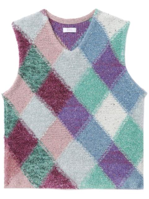 ERL V-neck sleveless jumper