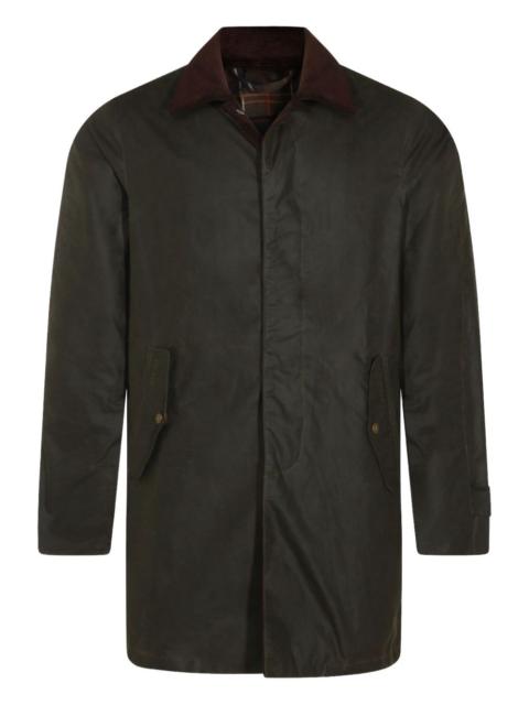 Baracuta x Barbour corduroy-collar coat