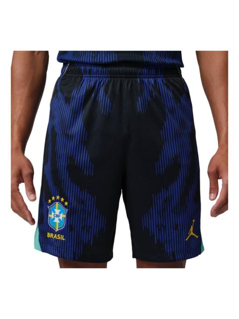 Jordan Air Jordan Brazil 2026 Stadium Away Dri-Fit Soccer Replica Shorts 'Royal Black' IU1073-417