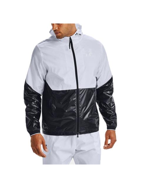 Under Armour Under Armour Recover Legacy Hoodie Jacket 'White Black' 1353370-100