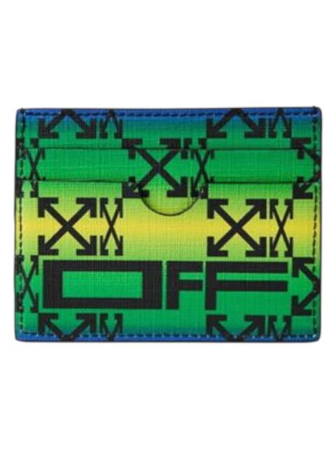Off-White OFF-WHITE Zipped Monogram Card Case Multicolor