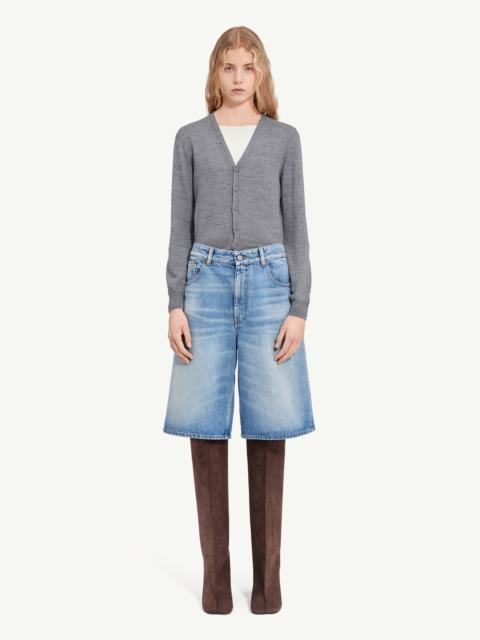 MM6 Maison Margiela Denim bermuda shorts