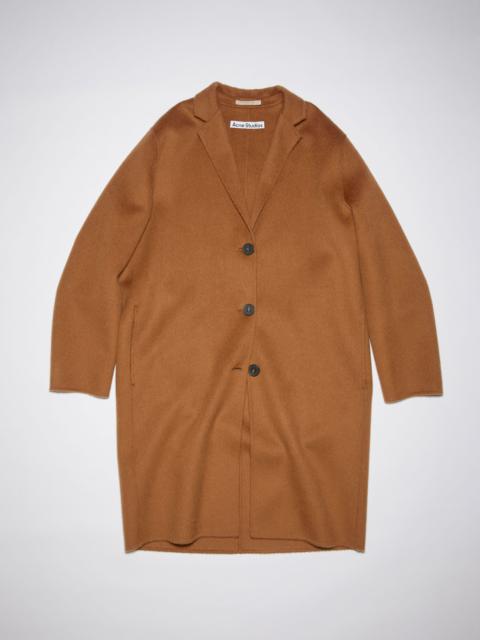 Acne Studios Single-breasted coat - Rust brown