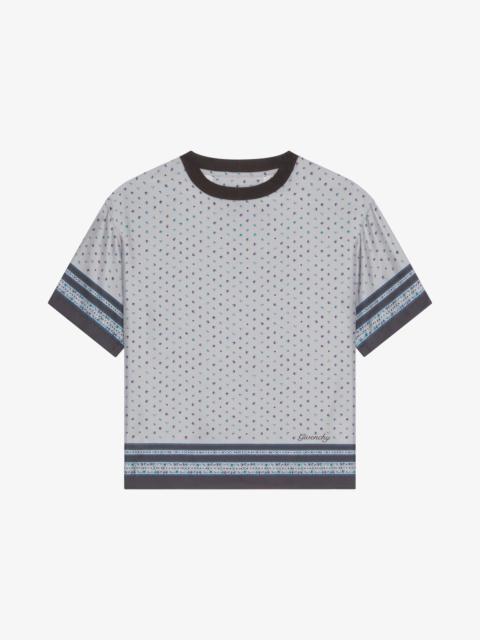 Givenchy T-SHIRT IN SILK WITH FLORAL PRINT