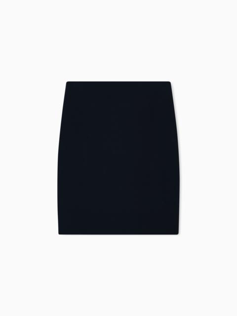 GIORGIO ARMANI Silk cady tube skirt