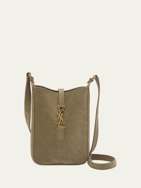 Le 5 A 7 Mini Suede Bucket Bag