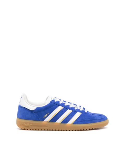 Hand 2 3-Stripes suede sneakers